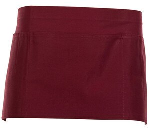 NEWGEN TB202 - Tablier de Barman court en coton Burgundy