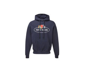 FRUIT OF THE LOOM VINTAGE SCV270 - Sweat capuche unisexe logo Fruit of the Loom Deep Navy