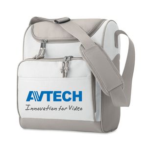 GiftRetail IT3101 - ZIPPER Sac isotherme avec poche Blanc