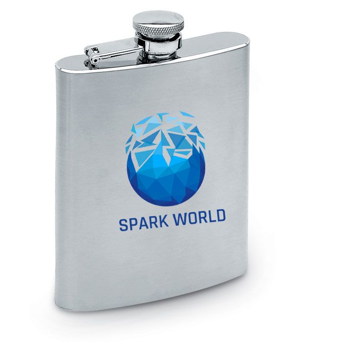 GiftRetail KC4703 - SLIMMY FLASK Grande flasque en inox mat