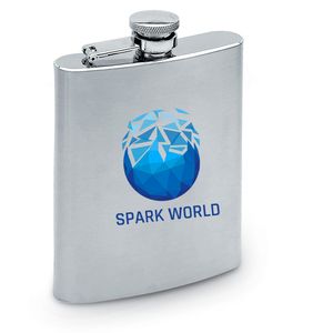 GiftRetail KC4703 - SLIMMY FLASK Grande flasque en inox mat matt silver