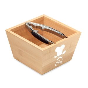 GiftRetail MO6648 - NUEZ Set casse-noix Wood