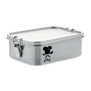 GiftRetail MO6671 - SAO Boîte à lunch en acier inox matt silver