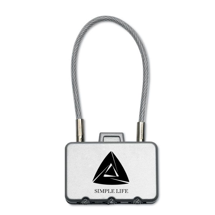 GiftRetail MO8354 - THREECODE Cadenas pour valise