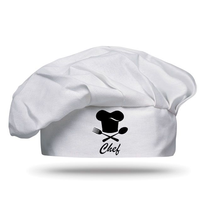 GiftRetail MO8409 - CHEF Toque de chef en coton 130g/m2