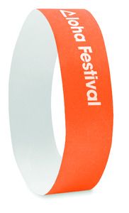 GiftRetail MO8942 -  TYVEK Bracelet TYVEK® Orange