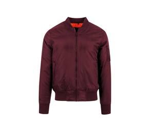 BUILD YOUR BRAND BY030 - Veste bomber Burgundy