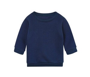 BABYBUGZ BZ064 - Sweat col rond bébé Navy