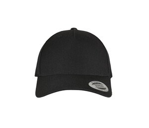 FLEXFIT F5789M - Casquette en laine 5 pans Black