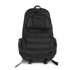 Kimood KI0179 - Sac à dos tactique MOLLE, style urbain Black