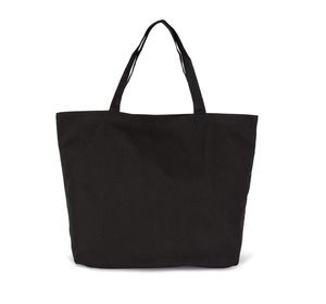 Kimood KI0296 - Sac shopping extra large en coton Black