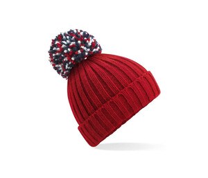 BEECHFIELD BF390 - Bonnet avec pompon Classic Red