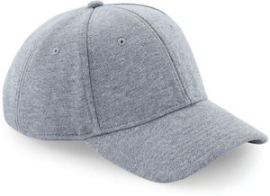 Beechfield B677 - Casquette Baseball Athleisure - 6 panneaux Heather Grey