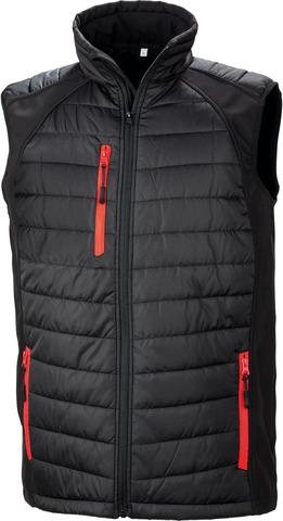 Result R238X - Gilet softshell rembourré black compass recyclé