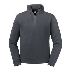 Russell RU270M - Sweat Col Zippé Authentic Convoy Grey