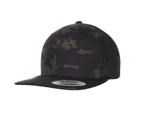 FLEXFIT 6089MC - Casquette visière plate Black Multicam