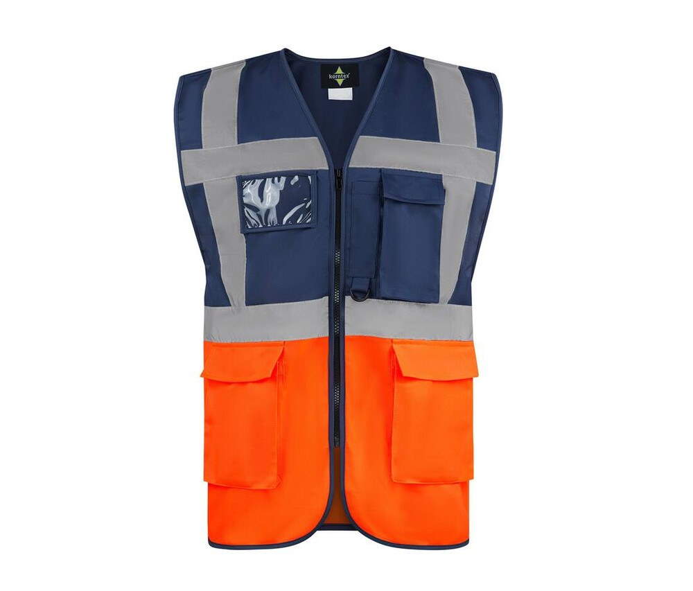 KORNTEX KX226 - Gilet de sécurité multifonctionnel avec poches