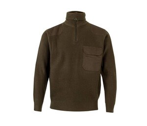 VELILLA VL101 - PULL ÉPAIS COL MONTANT Hunter Green