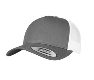 FLEXFIT F6506T - Casquette bicolore style trucker Charcoal / Blanc