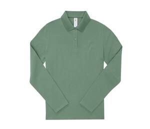 B&C BCW464 - Polo manches longues femme 210 Amalfi Green