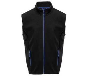 BLACK&MATCH BM500 - Bodywarmer polaire contrasté