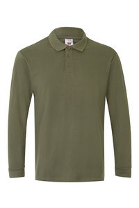 Velilla 105503 - POLO ML Khaki Green