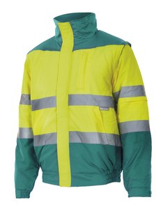 Velilla 161 - BLOUSON BICOLORE HV GREEN/HI-VIS YELLOW