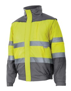 Velilla 161 - BLOUSON BICOLORE HV GREY/HI-VIS YELLOW