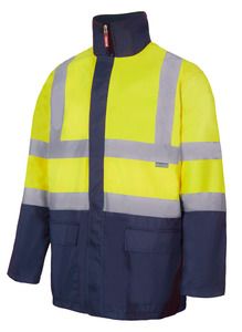 Velilla 306003 - PARKA 4EN1 BICOLORE HV MARINE BLUE/HI-VIS YELLOW