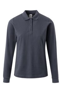 Mukua PL200WC - POLO FEMME MANCHES LONGUES Denim Blue