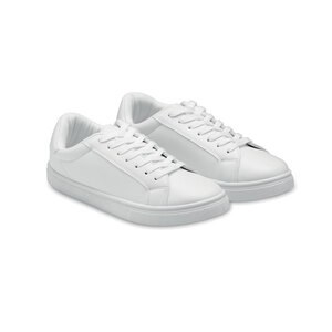 GiftRetail MO2038 - BLANCOS Baskets en PU Taille 38 Blanc