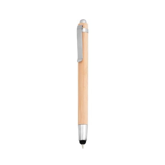 EgotierPro 33517 - Stylo Bambou et Métal avec Pointeur BAMBOO