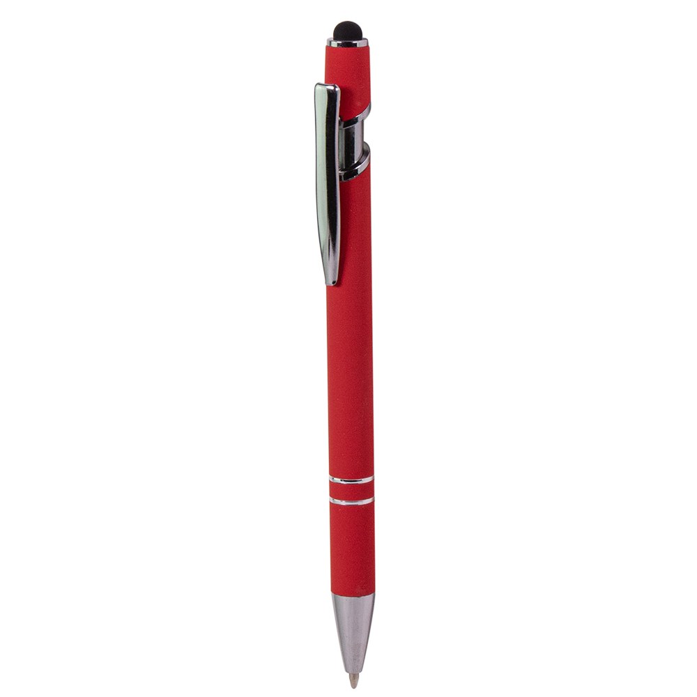 EgotierPro 37513RE - Stylo en aluminium recyclé avec pointeur tactile EVEN