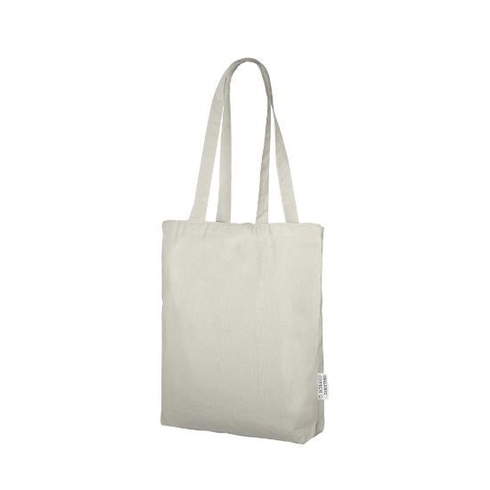 EgotierPro 50040 - Sac en coton 100% toile 180 gr/m2 à longues anses KIOSK