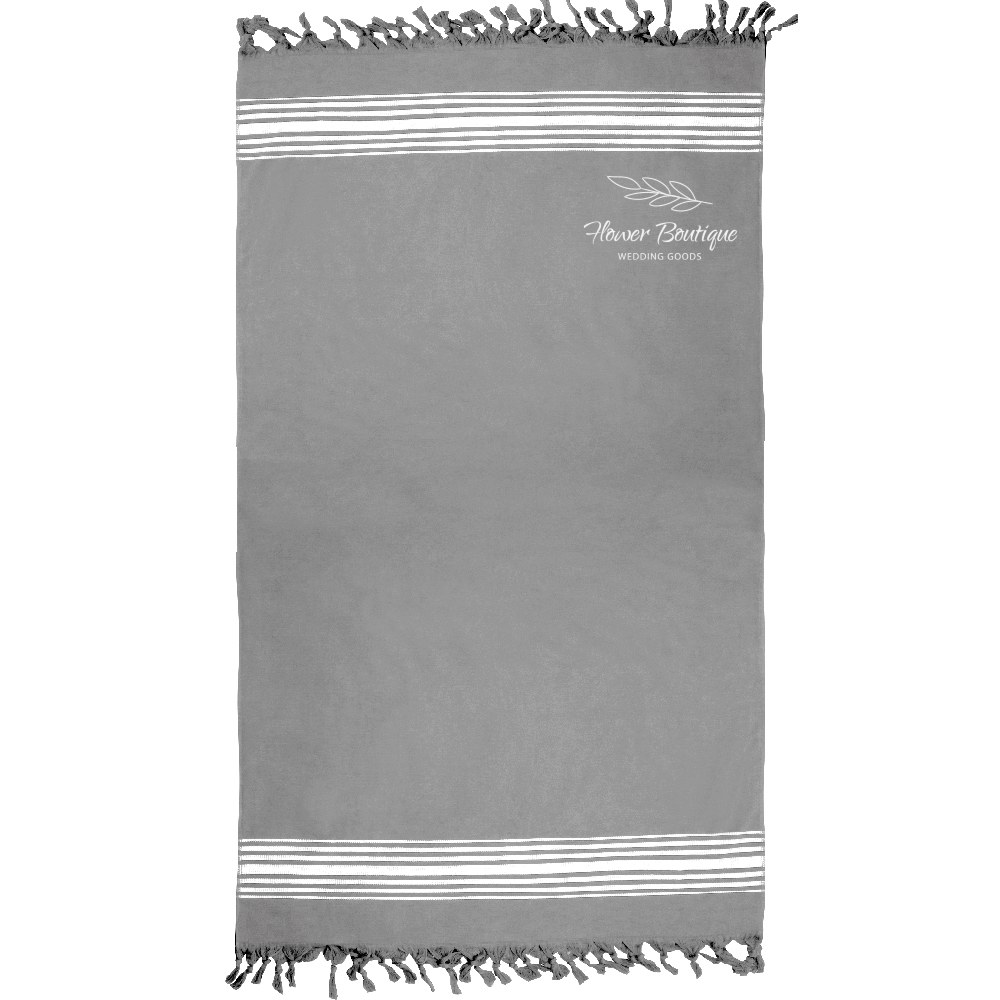 EgotierPro 50026 - Serviette Pareo Double Face 90x160cm 250g/m2 ISOLA