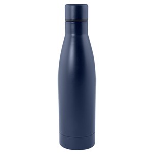 EgotierPro 50545 - Bouteille Inox 304 Double Paroi 500ml MILKSHAKE Bleu Navy