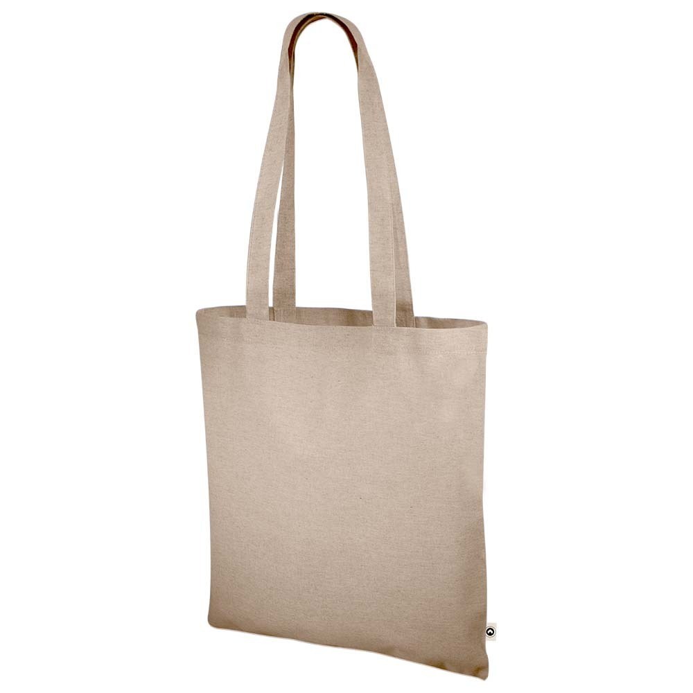 EgotierPro 50538 - Sac tote en coton recyclé à longues anses WATERFALL