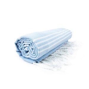 THE ONE TOWELLING OTHSU - Fouta Sultan Light Blue/ White