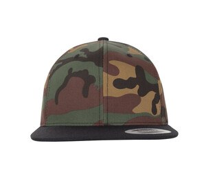 FLEXFIT 6089TC - Casquette snapback style camo green camo/black