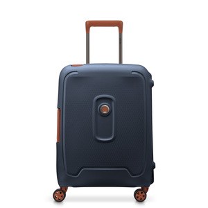 Delsey - MONCEY VALISE CABINE TROLLEY SLIM 4DR
55CM bleu encre