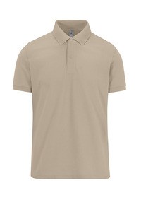 B&C CGPU424 - MY POLO 180 Homme manches courtes Mastic