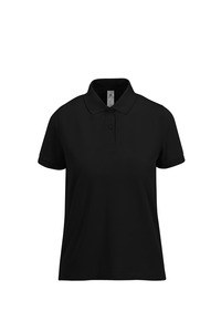 B&C CGPW461 - MY POLO 180 Femme manches courtes Black