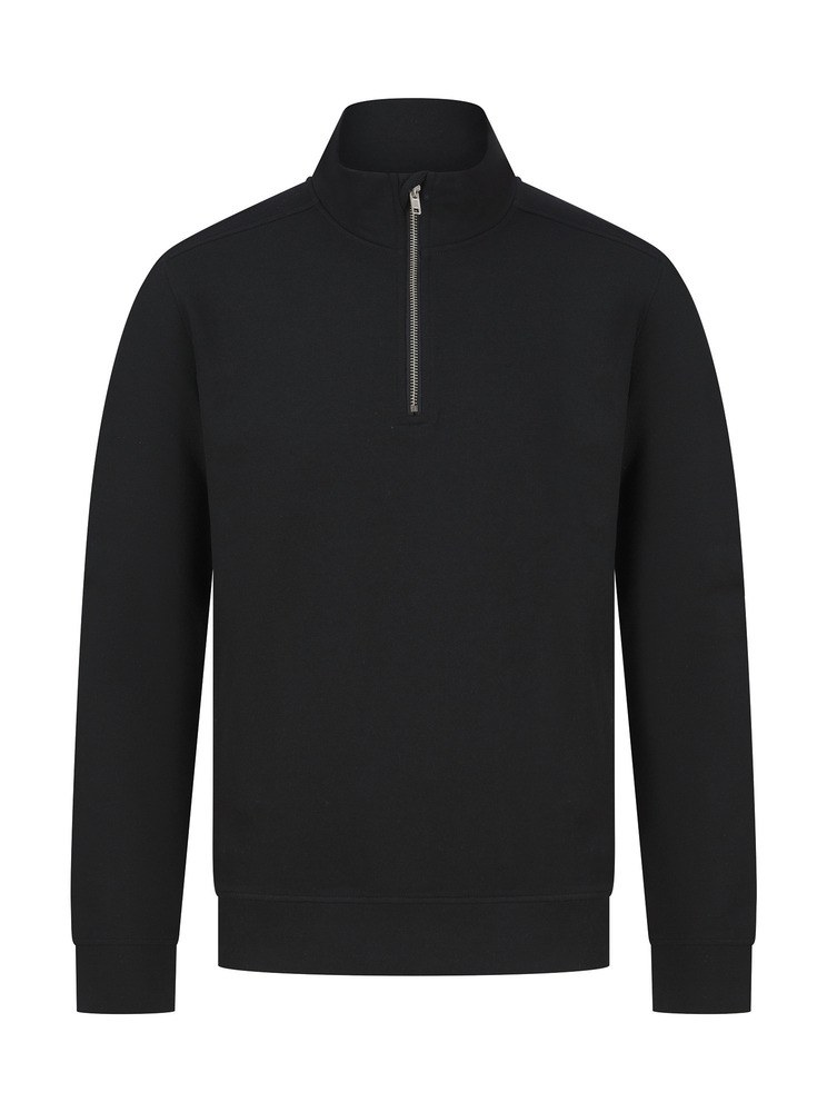 Henbury H842 - Sweat-shirt col zippé unisexe