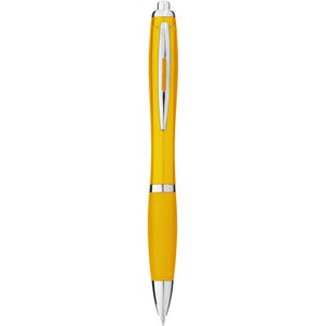 GiftRetail 107078 - Stylo bille avec corps et grip colorés Nash