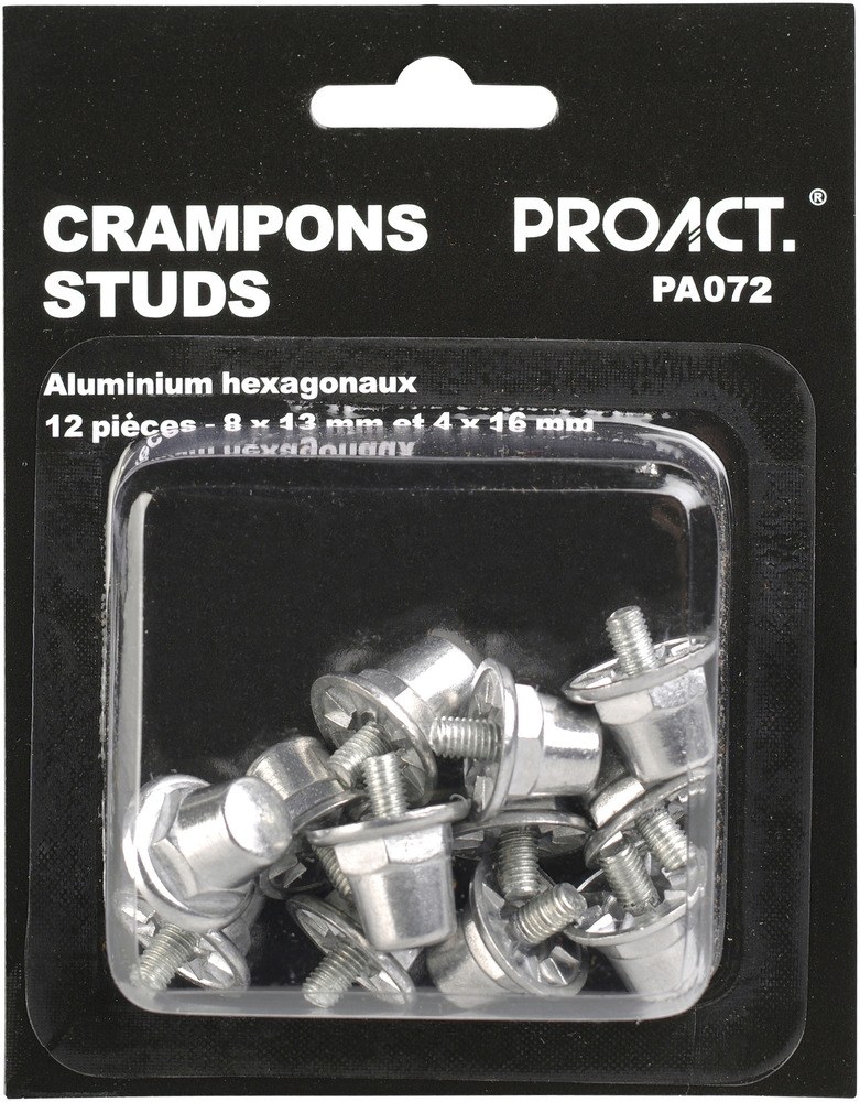 ProAct PA072 - BOÎTE DE 12 CRAMPONS ALU HEXAGONAUX