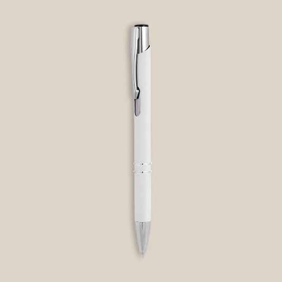 EgotierPro 39052 - Stylo en aluminium avec finition caoutchouc THESIS