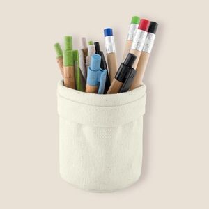 EgotierPro 50628 - Porte-crayon en coton 425 gr/m2, 8 cm HAZE