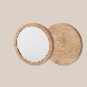 EgotierPro 50659 - Miroir petit cadre en bois bambou CRIM