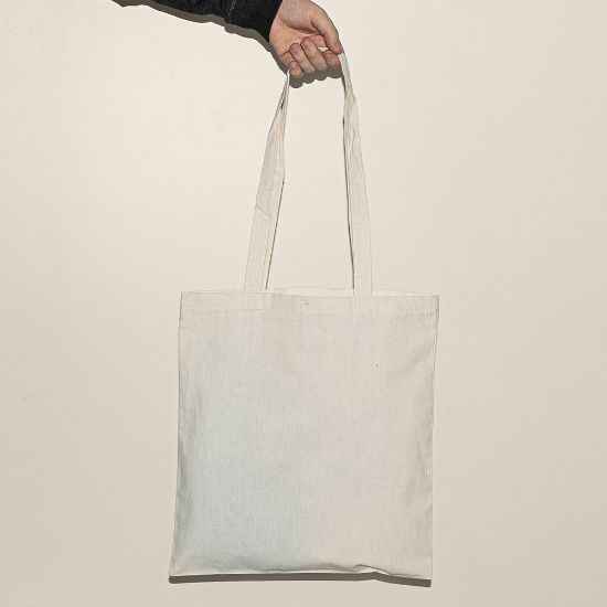 EgotierPro 52568 - Sac en coton et polyester 180 gr/m² avec anses 70 cm ISLAY