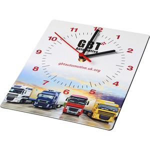 GiftRetail 210531 - Horloge murale rectangulaire Brite-Clock®
